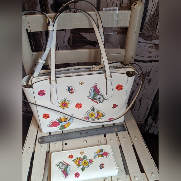 NWT Tory Burch Emerson Handbag and Wallet set - Picture 14 of 15